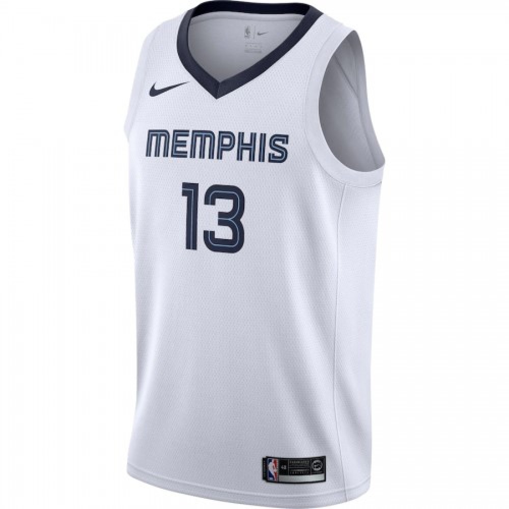 Men's Memphis Grizzlies Jaren Jackson Jr. #13 White 19/20 Swingman Jersey - Association Edition-Pro Kit Vault | Brand New 26/27 Sports Jerseys